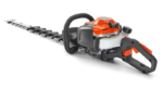 Husqvarna 322HD60 benzine-heggenschaar met 59 cm dubbelzijdig mes, verstelbare handgreep en LowVib® voor professioneel gebruik.