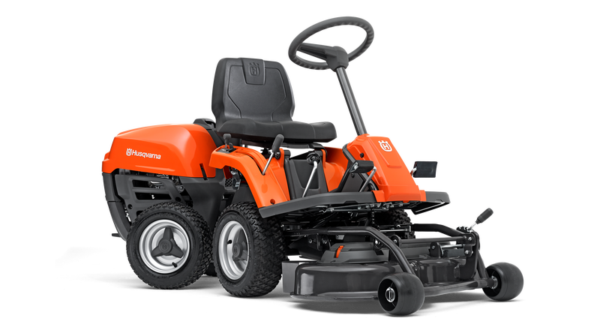 Husqvarna R 112C zitmaaier – compacte frontmaaier met BioClip® mulching, ideaal voor tuinen en parkmachines.