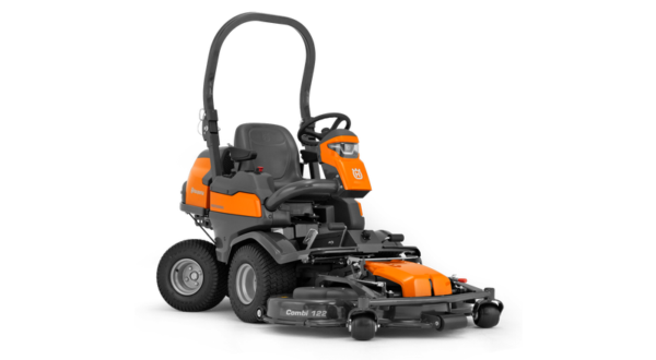 Husqvarna P 524X frontzitmaaier zonder maaidek, geschikt voor Combi-maaidekken van 112 en 122 cm. Ontworpen voor professioneel terreinbeheer.