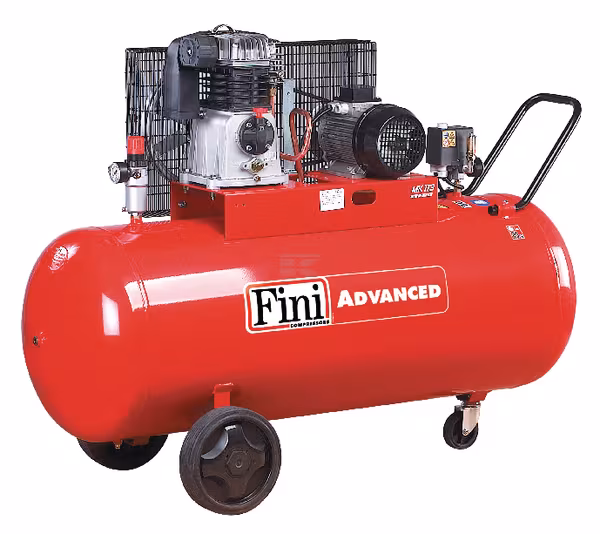 Fini MK 113‑270‑5,5 compressor met 270‑liter tank en krachtige 5,5 pk motor voor professioneel en intensief gebruik.