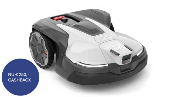 Husqvarna 450V NERA robotmaaier die krachtig en nauwkeurig zeer grote gazons onderhoudt.